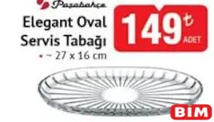 PAŞABAHÇE ELEGANT OVAL SERVİS TABAĞI 27X16 CM indirimli fiyat PAŞABAHÇE ELEGANT OVAL SERVİS TABAĞI 27X16 CM fiyat ve kampanya bilgisi